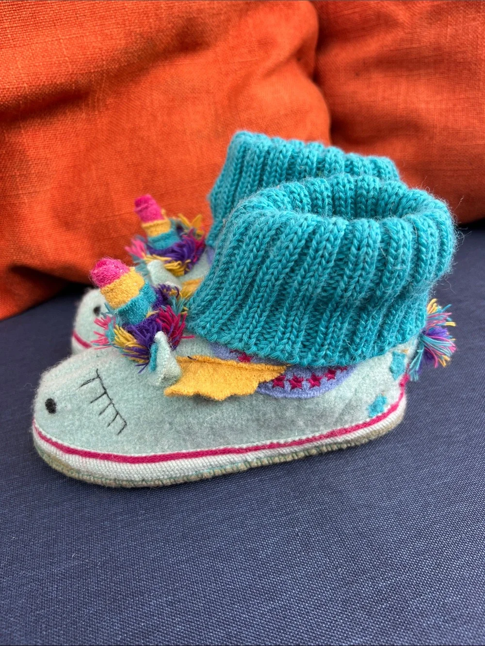 Garnet Hill cozy turquoise